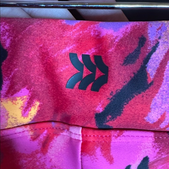 NWOT All in Motion Pink & Black Floral Swim Boyshorts Size Small UPF 50+ - Picture 6 of 7